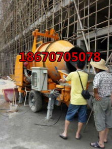 山東濟南供產銷小型農村建設用攪拌拖泵JB40-500及建筑勞務分包